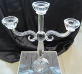Crystal Candle Holder with Three Posters, , .