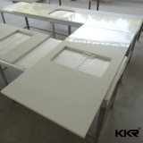 Prefab Crystal White Quartz Stone Kitchen Countertop (C170915)