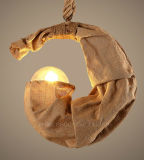 Antique Horns Simple High Quality Cloth Lampshade Pendant Lighting