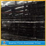 Chinese Black Silver Dragon Marble Slab for Countertops, Table-Tops, Floor Tiles