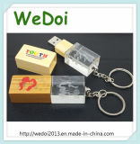 Hot Selling Crystal USB Flash Drive with Customized Logo (WY-D33)