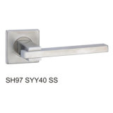 Stainless Steel Hollow Tube Lever Door Handle (SH97SYY40 SS)