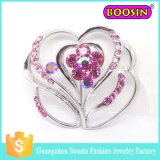 Fashion Wedding Bridal Custom Metal Crystal Bouquet Flower Brooch Pins