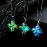 Small Elephant Luminous Necklace 3 Color Necklace Pendant Noctilucent Pendant Necklace, Christmas Halloween Gift