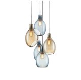 Modern Amber Creative Home Ceiling Light Glass Pendant Lamp