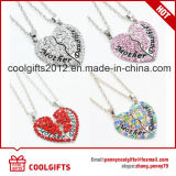 2017 Fashion Crystal Heart Necklace for Mother's Day Gift with Mother and Daughter
