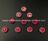 Superior Quality 7mm Light Rose Crystal Flower Claw Setting Glass Beads Sew on Strass Band (TP-7mm Lt. rose round crystal)