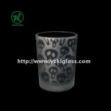 Color Double Wall Glass Candle Cup by SGS (KLB130916-192)