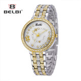 Belbi Luxury Brand Ladies Wrist Watch Leisure Fashion Stainless Steel Waterproof Quartz Battery Wristwatches for Gril Friend Women and Female
