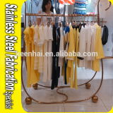Keenhai Custom-Made 304 Stainless Steel Metal Hanging Clothes Rack