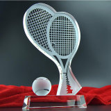 Badminton / Tennis Ball Glass Awards Crystal Award