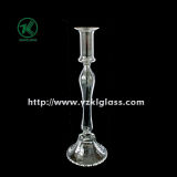 Glass Candle Holder for Table Ware with Single Post (DIA9.5*29)