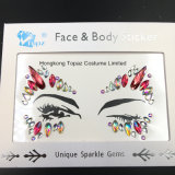 Promotion Gift Makeup Party Eye Face Jewels Face Gems Self Adhesive Rhinestones Sticker (SR-55)