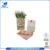 Custom Waterproof Glossy Laminated Flower Paper Bag