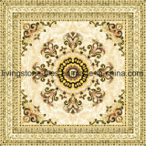 1200*1200mm Golden Carpet Design Puzzle Floor Tiles for Prayer Room