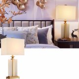 Gold Cloth Cover Sitting Room for Desk Lamp Modern
