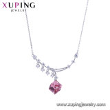 Necklace-00597 Xuping 2018 Modern Fine Necklace Crystals From Swarovski