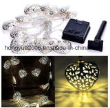 12 LED Solar Decoration Heart String Light LED String Light with Solar Energy