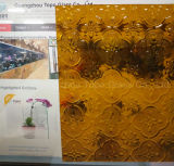 3mm-8mm Clear/Colored Rolled Embossed Glass with Flora Pattern (CP-FP)