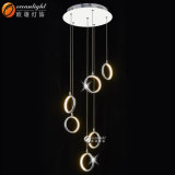 Acrylic Rings Aluminum Painted Chandelier Om66104