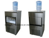 Movable 60kgs Ice Cube Machine with Self-Feed Function