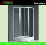 Corner Transparent Glass Sliding Simple Bathroom Shower House (TL-518)