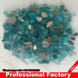 High Luster Reflective Tempered Fire Glass in Rigel Blue