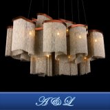 Entry Lux Stainless Steel Purl Chandelier Pendant Lamp for Hotel Lighting Decoration