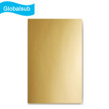 Blank Sublimation Glossy Gold Aluminum Sheets for Decoration