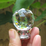 Fashion 30mm Crystal Glass Cabinet Hardware Knob and Handle for Furniture