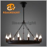 Modern Style Iron Chain Candle Pendant Lamp
