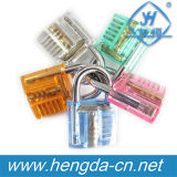 Colorful Transparent Mini Crystal Padlock Packed with Clear Box (YH9248)