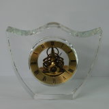 Chinese Fengshui Crystal Clock for Decoration