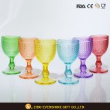 Colorful Glass Goblet Wine Hot Sale