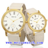 Alloy Leather Watch Promotion Business Watch with Unisex (WY-1083GA)