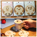 Craving Cute Animal Wooden Cup Pads