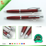 Red and Silver Metal Pen