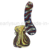 Wholesale Glass Bubbler Hand Pipe for Smoking with Bubbler (ES-HP-558)