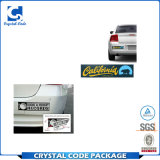 PVC Material Removable Bumper Label Sticker for Auto