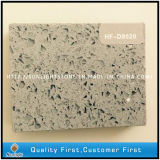 Cheap Grey Sparkle Artificial Quartz Stone Kitchen/Bathroom Floor Tiles