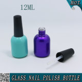 Cosmetic 12ml Empty UV Custom Print Liquid Nail Polish Packaging Glass Bottle