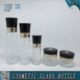New Design Customized Cosmetic Glass Material Bottle Cream Set
