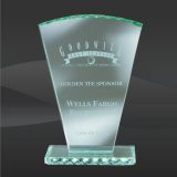 Fan Pearl Edge Glass Award (CBD-GB212750, CBD-GB212850, CBD-GB2121050)