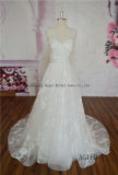 Perfect Show Thin Silhouette Crystal Sequin Bodice Bridal Wedding Dresses