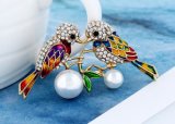 Fashion Rhinestone Flower Beads Brooches Jewelry