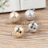 Fashion Gold Plated Round Pearl Diamond Hollow Jewelry Pendant Accessories