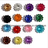 Hot Sale and Very Cheap Price 10 mm Acrylic Sunflower Rhinestone Claw Sew on Rhinestone for Garment (Tp-10mm rhinestone)