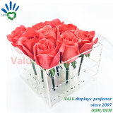 Acrylic 9 Holes Flower Display Box with Drawer