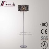 Chinese Supplier Metal Hollow Floor Lamp with Crystal Hanging