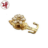 Zinc Alloy Beautiful Window / Curtain Hook with Color Crystal (ZH-8614)